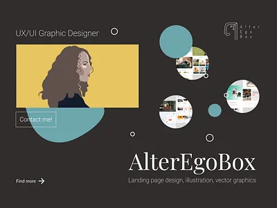 Designer Portfolio design graphic design illustration logo ui ux vector web design