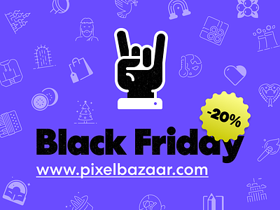 Black Friday Discount black friday cyber monday deal discount figma figma icons flat icons freebie gesture glyphs icon set iconjar icons illustrations line icons pictograms rockon spot icons ui icons web icon