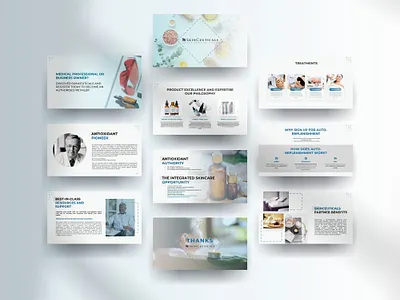 Skin Care Presentation design graphics design pitch deck pitch deck design powerpoint presentation presentation design