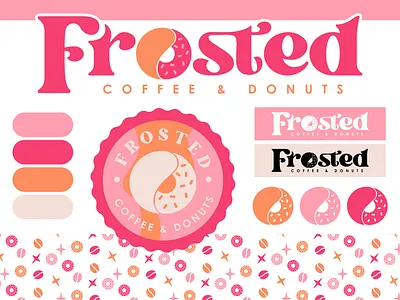 Frosted: Mini Brandboard brand design brand development brandboard branding design graphic design illustration logo logo concept logo design mood board packaging design vector