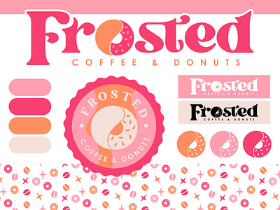 Frosted: Mini Brandboard brand design brand development brandboard branding design graphic design illustration logo logo concept logo design mood board packaging design vector