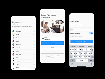 Sign Up / Login Screen Mobile app 2022 animation app best design design figma graphic design illustration login screen logo meta mobile app sign up screen slava kornilov trand tranding design ui ui ux design ux zhenya rynzhuk