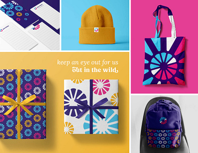 Parachute Re-brand bag brand branding bright burst color debt hat icon logo merch mockups notes parachute pattern rebrand swag wrapping