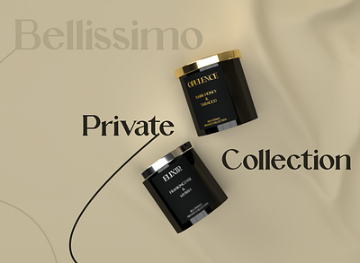 Elegant candle design black branding candle candle design design gold graphic design label deign luxury packaging design