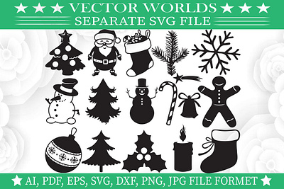 Merry Christmas SVG, Santa Clouse SVG winter