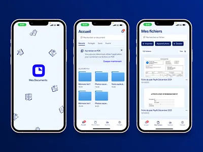 Documents iOS App app cloud document drag drop file filter fintech folder invoice ios list manage management mobile saas sort by storage table view