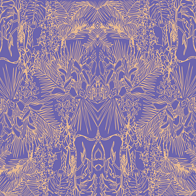 Hand Drawn to Pattern Design mushroom mussels pattern pattern design psychedelic textile design