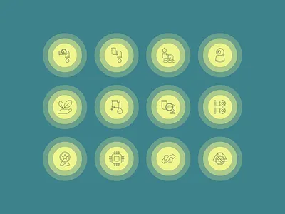 Icons - Pipeliners clean design graphic design icon iconography illustration logo design modern ui website