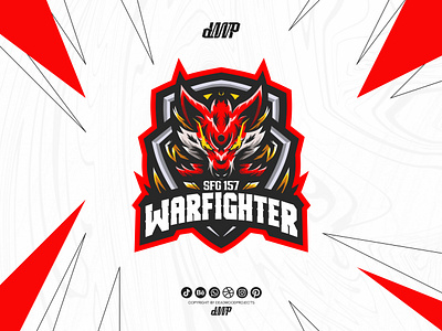 MASCOT LOGO ESPORT branding design graphic design illustration logo typography