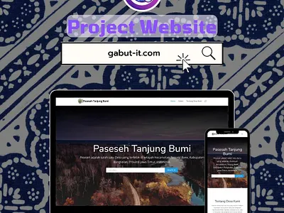 project website paseseh tanjung bumi design we