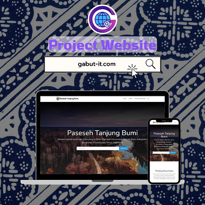 project website paseseh tanjung bumi design we