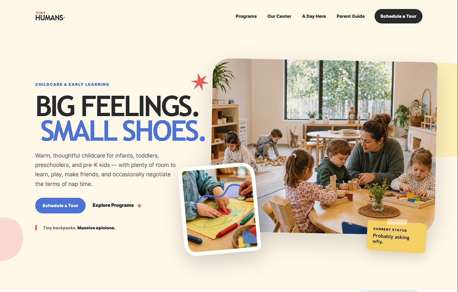 Real state website branding daycare design graphic design ui website