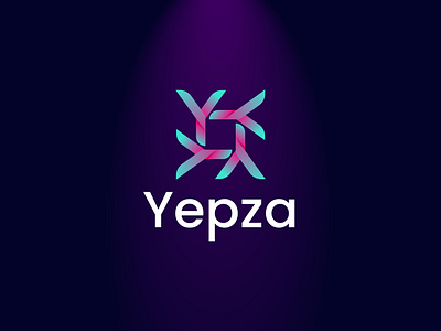 Yepza - letter Y abstract logo design abstract logo crypto design ecomerce gradient letter logo letter y lettering logo modern logo nft saas