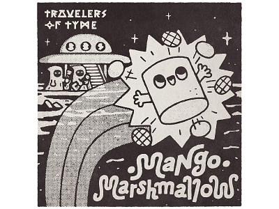 Mango Marshmallow branding cartoon cute design doodle fun graphic design illustration japanese kawaii lettering lofi logo marshmallow music album print swedish columbia typography