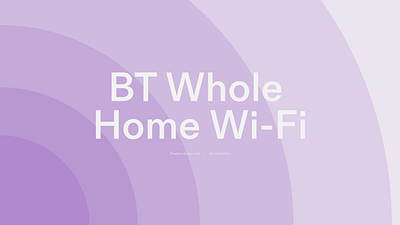 BT Whole Home Wifi Refresh app design mobile product design ui ux