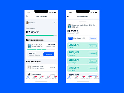 Ozon Credit | Concept ui ux