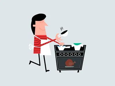 Thanksgiving!!! affinity designer cartoon design designer flat flat design illustration illustrator thanksgiving vintage