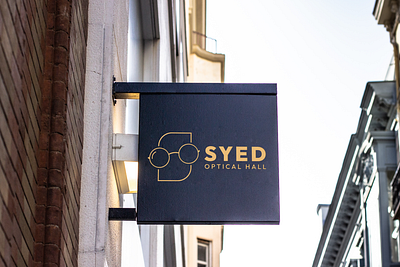 Syed Optical Hall Logo abstract adobe illustrator branding combination logo creative logo design glasses logo gradient logo graphic design illustration logo logo design minimal logo minimalist logo mockup modern logo optics logo s logo simple logo ui