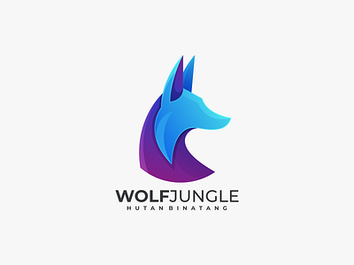 WOLF JUNGLE app branding design graphic design icon illustration logo ui ux vector wolf coloring wolf icon wolf logo