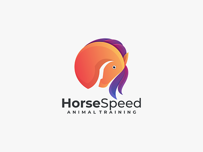 Horse Speed app branding design graphic design horse coloring horse logo icon illustration logo ui ux vector