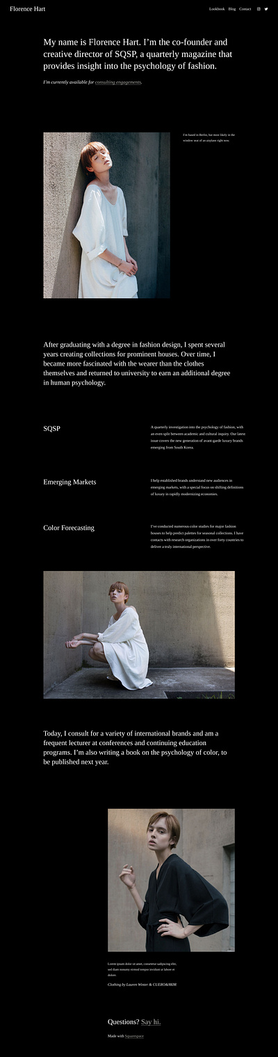 Hart - Website Template - Squarespace app art blog concept design graphic design online store photography squarespace squarespace design squarespace template template theme ui ui design ux ux design web design web development website