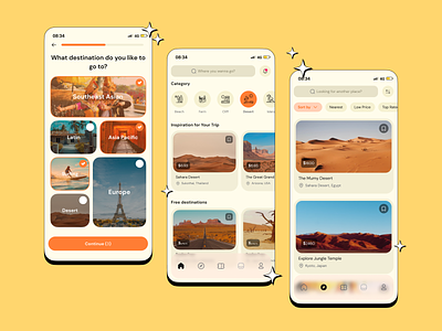 Travista - Travel Mobile App 3d airbnb animation app branding design digital figma graphic design illustration layout logo minimalist mobile app motion graphics travel traveloka trip ui ux