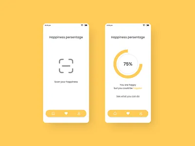 Scan App app design mobile app scan ui uiux