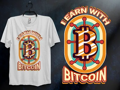 RETRO VINTAGE BITCOIN CRYPTOCURRENCY T-SHIRT DESIGN amazing bitcoin bitcoin design bitcoin t shirt design cryptocurrency cryptocurrency design design graphic design marsendis retro retro design t shirt t shirt design t shirt design tshirt tshirts typography vintage vintage style vintage tshirt