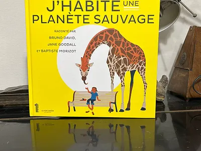 J'habite une planète sauvage art book cover digitalart drawing illustration illustrator vector