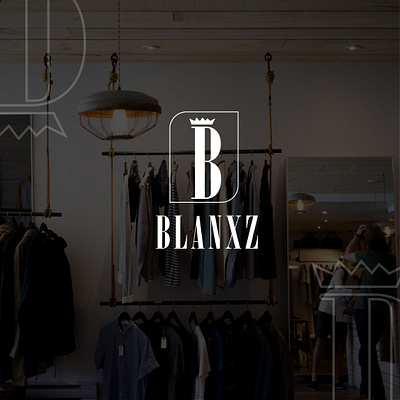 Blanxz Clothing Brand Logo branding design graphic design illustration logo photoshop typography ui ux vector