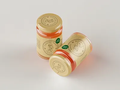 Design for a Honey Label adobe illustrator graphic design vector