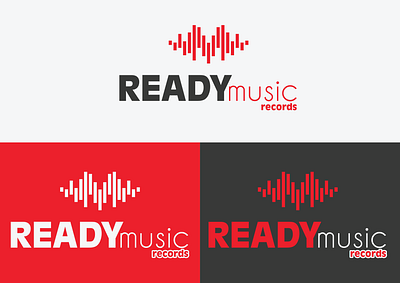 Ready Music Records app branding design graphic design illustration logo typography ui ux vector