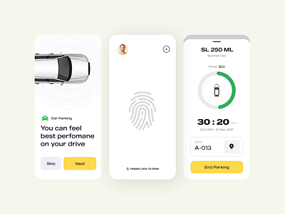 ParkMobile App - Minimal UI | AI ai ai zone car ai car parking ai clean finger ai minimal mobile app modern natural ai par ai park parking parking app technology ai ui uiux ux zone