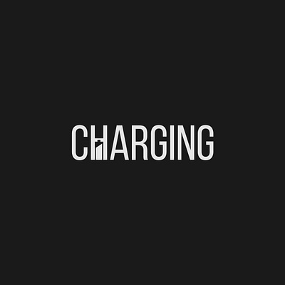 Charging logo battery brand identity branding charging illustrator logo logo design minimalist typography vector