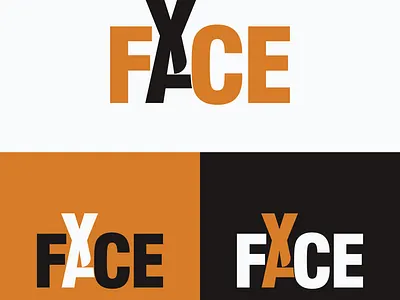 Face X branding design graphic design illustration logo typography ui ux vector
