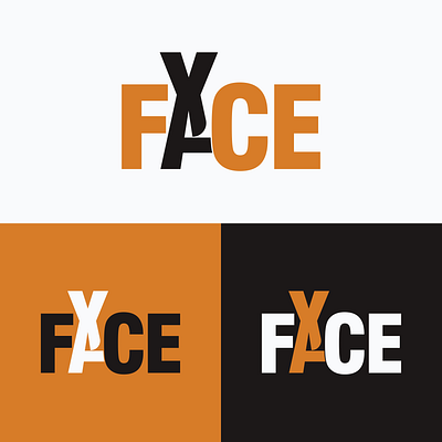 Face X branding design graphic design illustration logo typography ui ux vector