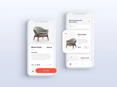 Furniture E-Commerce Mobile Application app design ecom exploration graphic design mobileapp ui ux