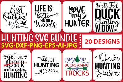 Hunting SVG Bundle vol.3 hunting season