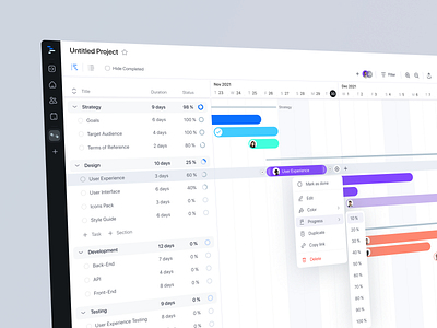 Project Management Dashboard! 3d animation app art branding design flat graphic design icon illustration illustrator logo minimal motion graphics typography ui ux vector web website