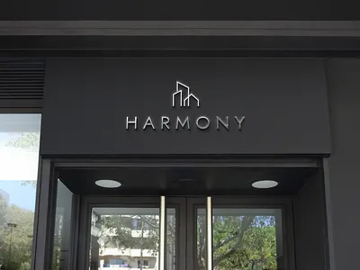 Harmony Residential Complex branding design illustration logo ui vector