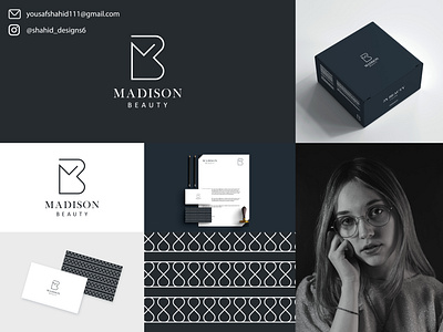Madison Beauty MB Monogram branding design graphic design illustration logo logoawesome logodesign logodesigners vector