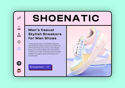 Neubrutalism design figma landing page neubrutalism new pattern shoes trend ui