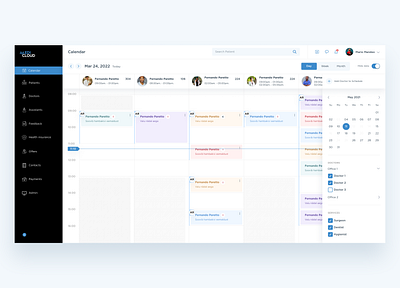 Medical platform ui ux