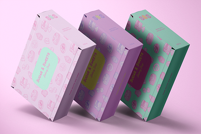 Sugar & Sweets bakery branding bakery design bakery logo bakery packaging branding design graphic design illustration logo typography vector
