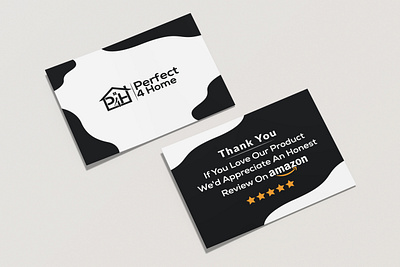 Amazon Thank You Card Designed For Perfect4Home amazon amazon review amazonthankyoucard branding card design graphic design insert insertcard package insert print print design product card productinsert promotional review thankyou thankyoucard