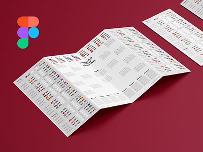 Simulation World Cup schedule in Figma figma football free qatar schedule soccer template ui ux worldcup