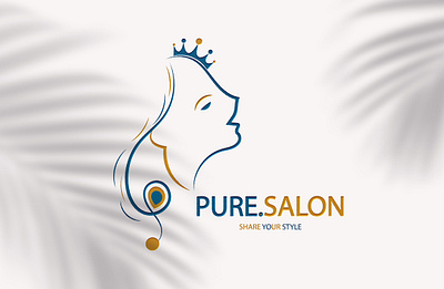 Pure salon beauty logo design app beauty logo design beauty salon logo design branding creative creative logo design design face beauty logo design fashion logo design graphic design graphic designer hydro illustration logo logo folio minimalist modern logo design professional logo s ui unique logo design