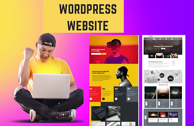 WORDPRESS WEBSITE costom html css design figma to wordpress htm css html html css website html design illustration logo wordpress website