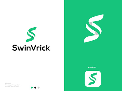 S&V logo, logo design, branding, SwinVrick logo a b c d e f g h i j k l m n o p b c f h i j k m p q r u v w y z brand brand identity graphic design icon identity letter mark monogram logo design logo inspirations logo mark logos logotype mark modern logo s v vector