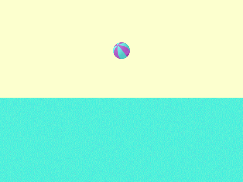 Lost at Sea animation ball beach design gif island loop motion ocean sand sea summer water wave